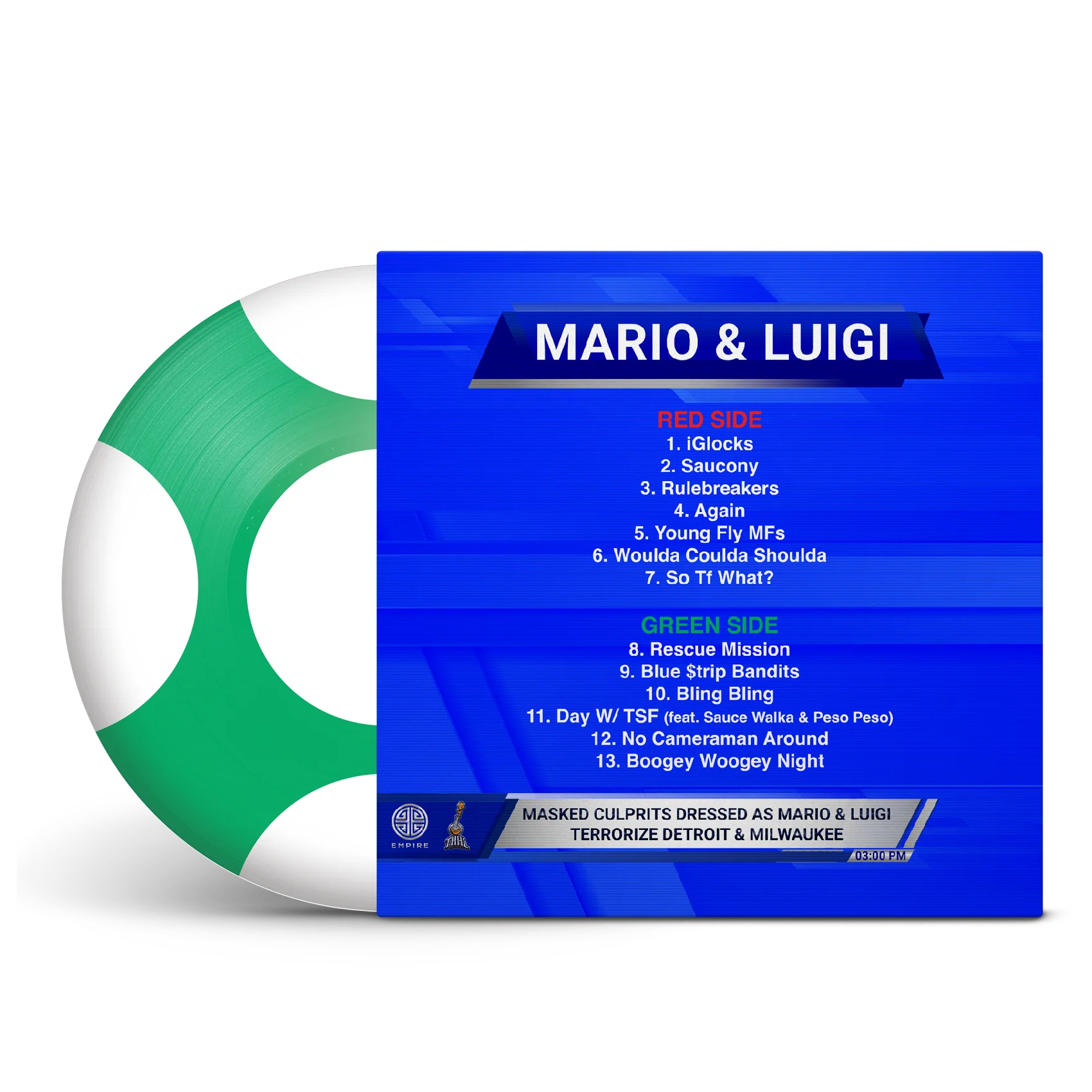 Babytron & Certified Trapper - Mario & Luigi (Picture Disc Vinyl) - Image 2