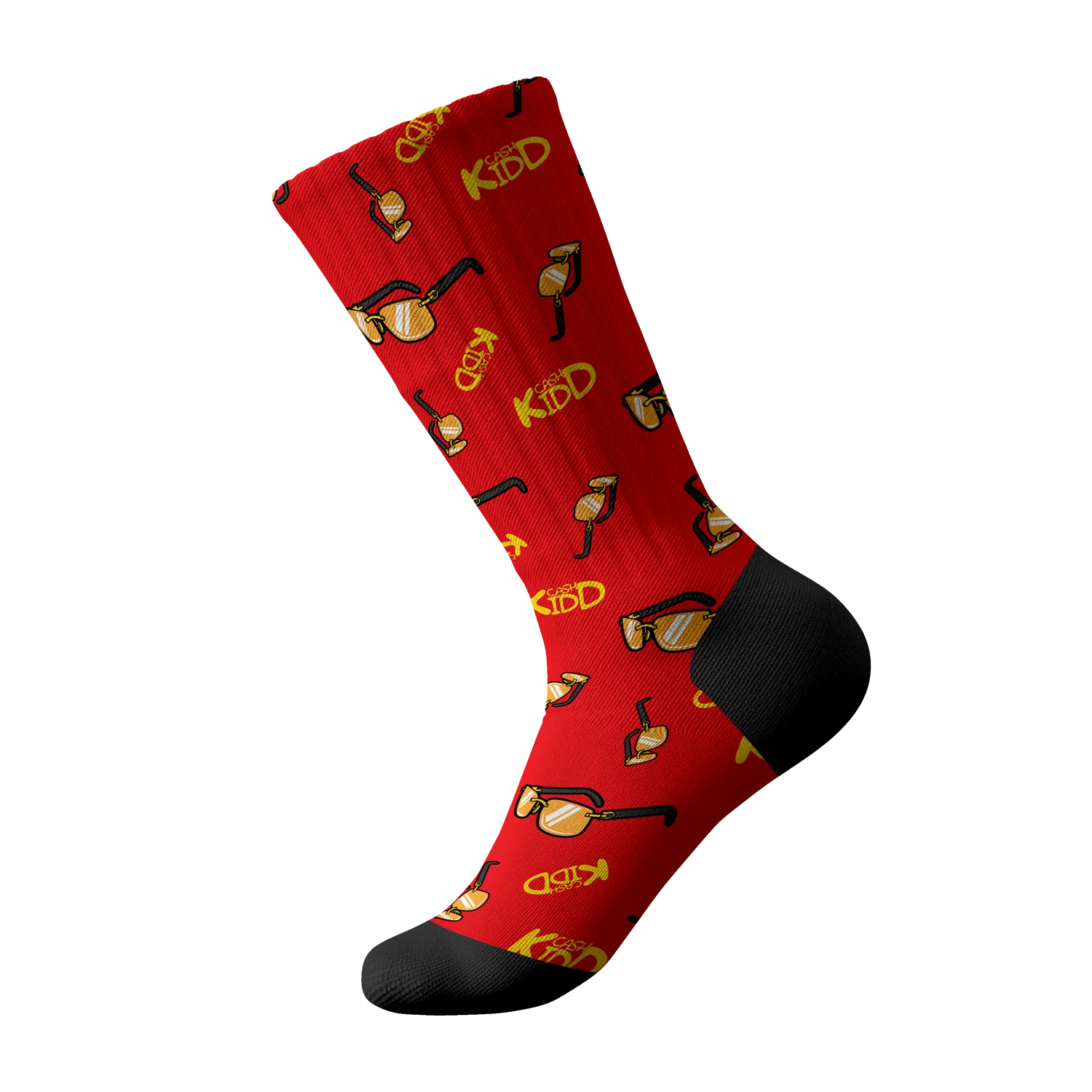 Cash Kidd - Red Sunglasses Socks