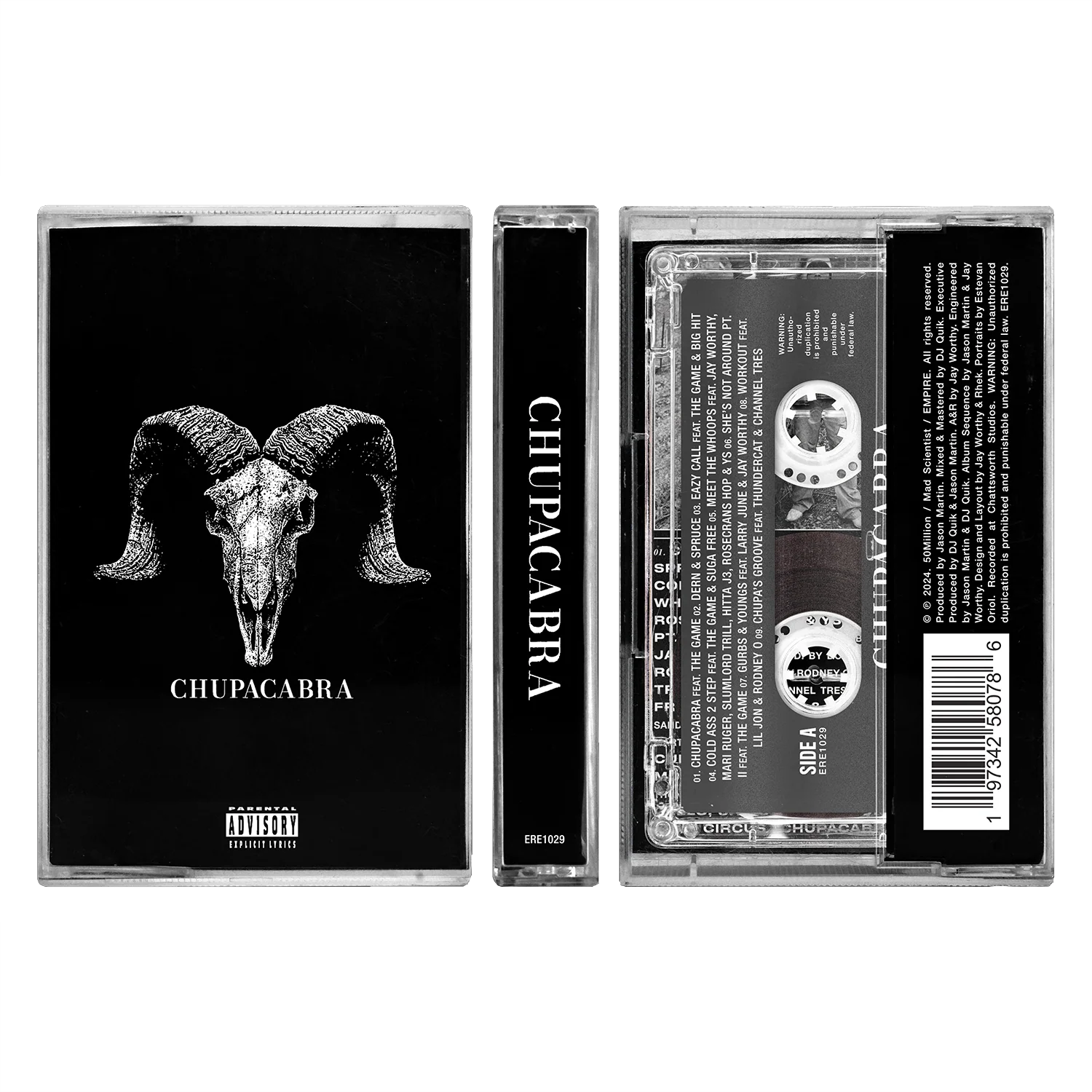 JasonMartin & DJ Quik - CHUPACABRA Cassette