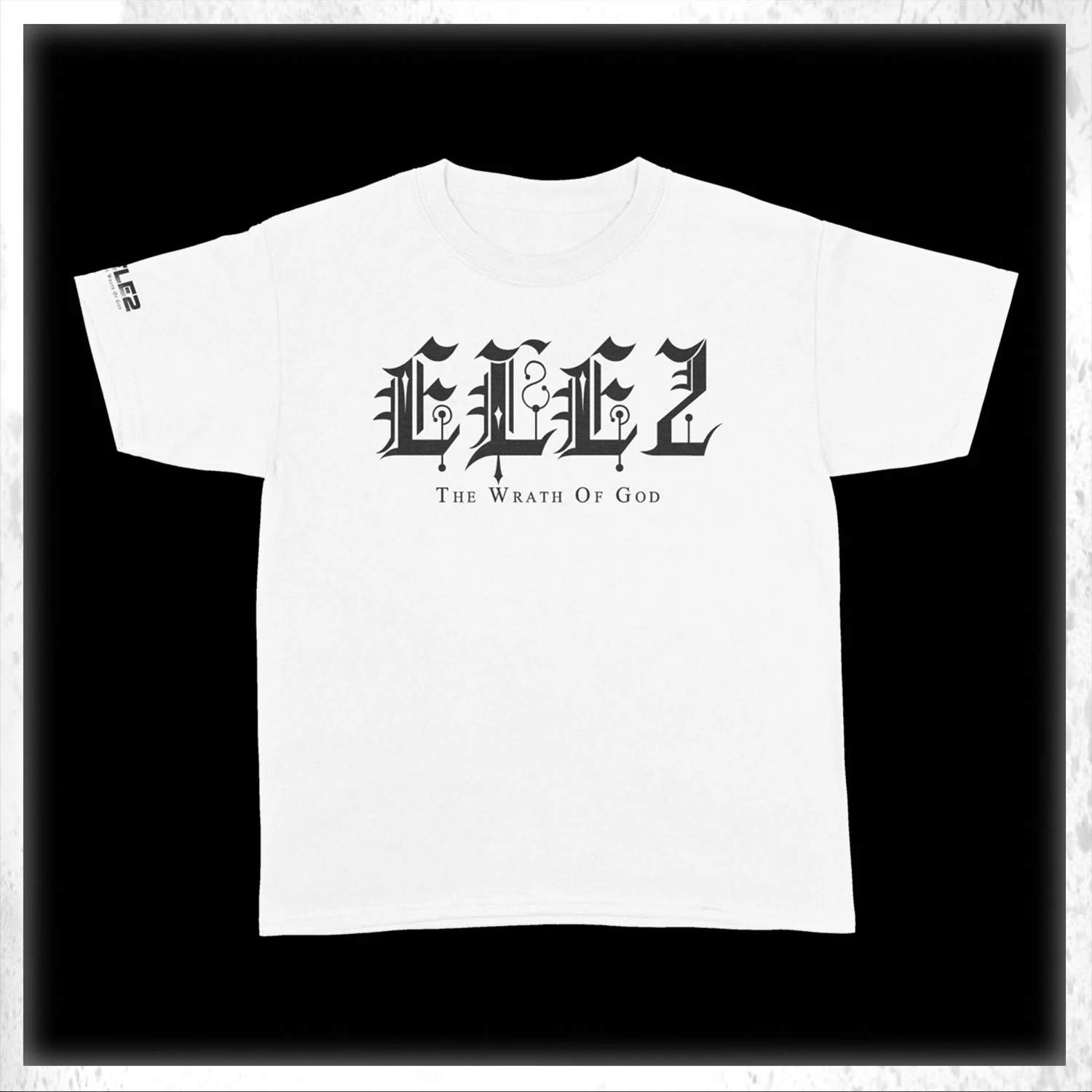 ELE2 Old English - White T-Shirt - Image 2