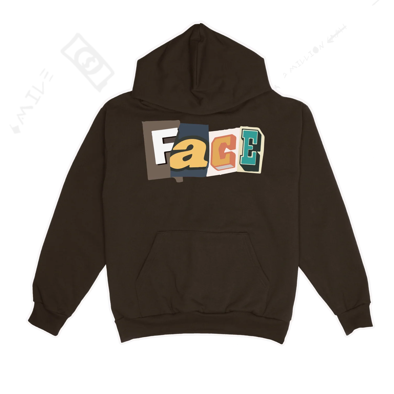 FACE Hoodie (Brown)