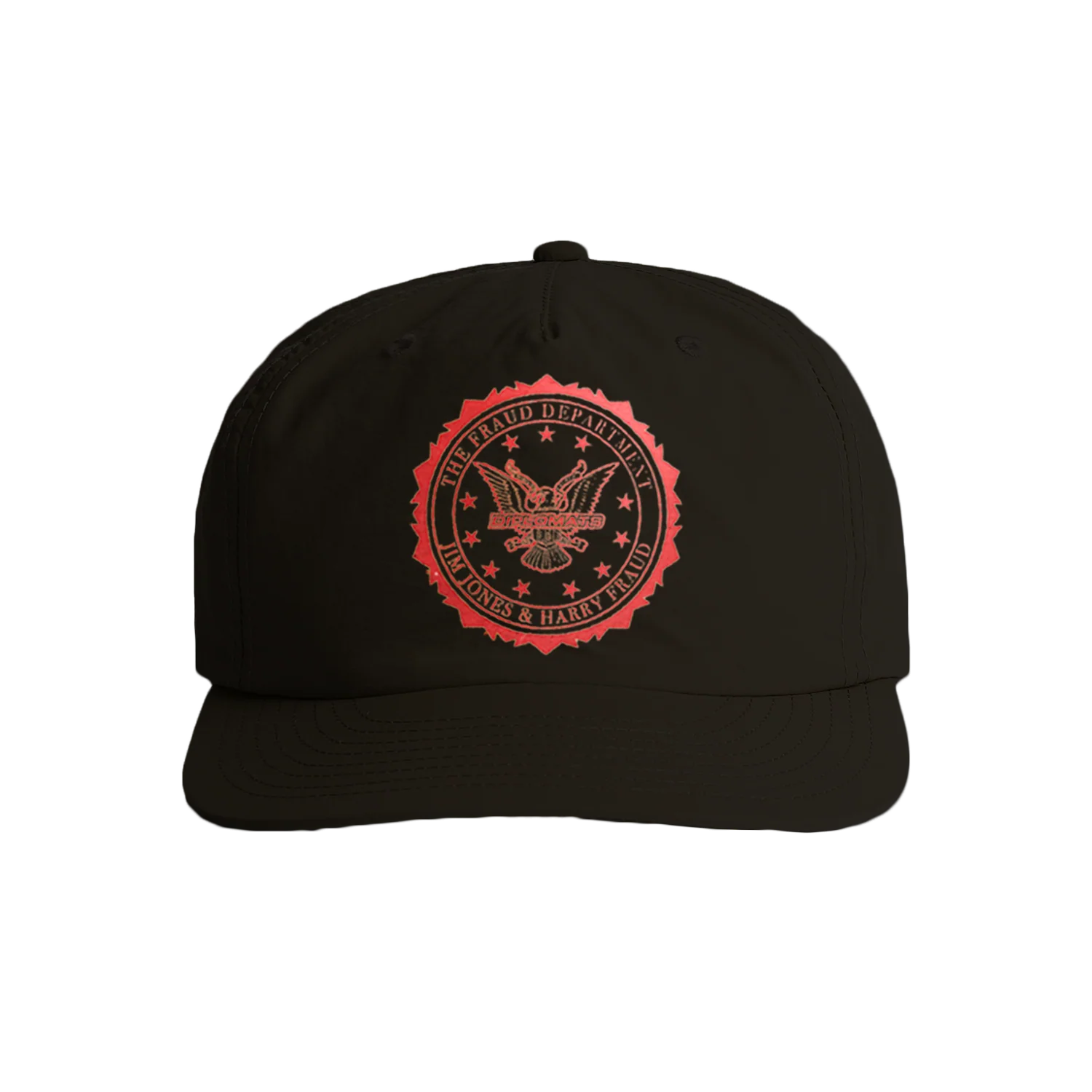Fraud Department Nylon Surf Hat - Black