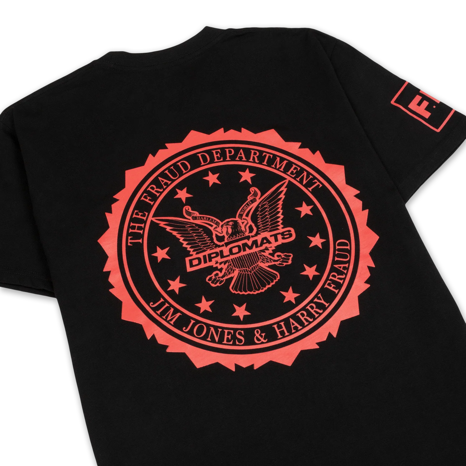 Fraud Department Seal Tee - Black - Image 3