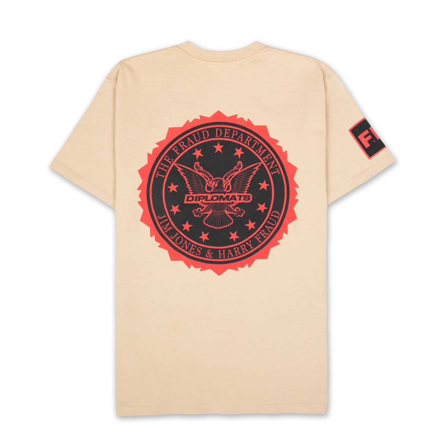 Fraud Department Seal Tee - Khaki - Image 2