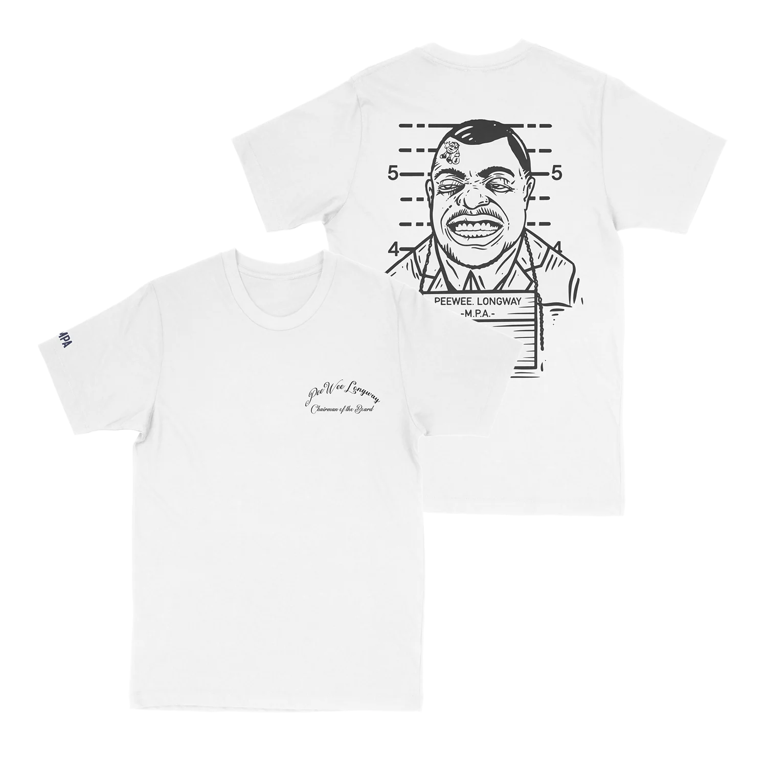 Longway Mugshot White Tee