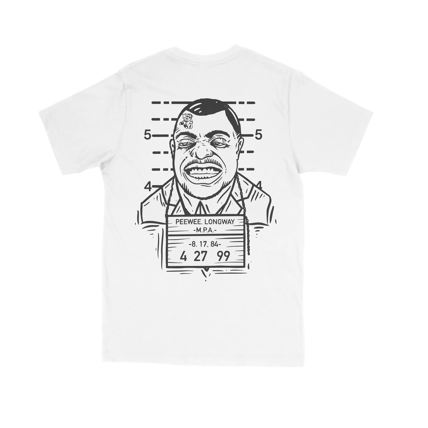 Longway Mugshot White Tee - Image 2