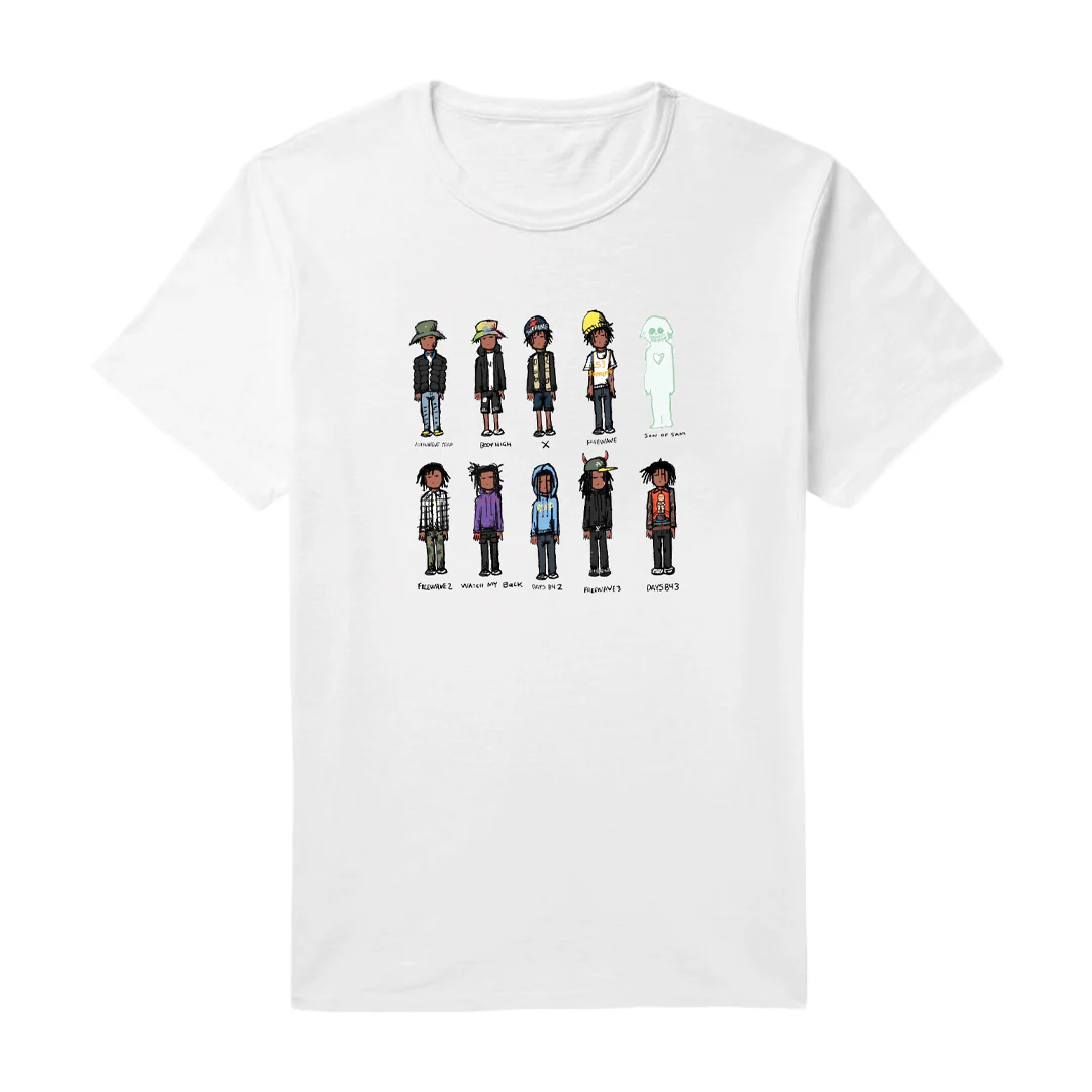 Lucki- Kodone II White Tee