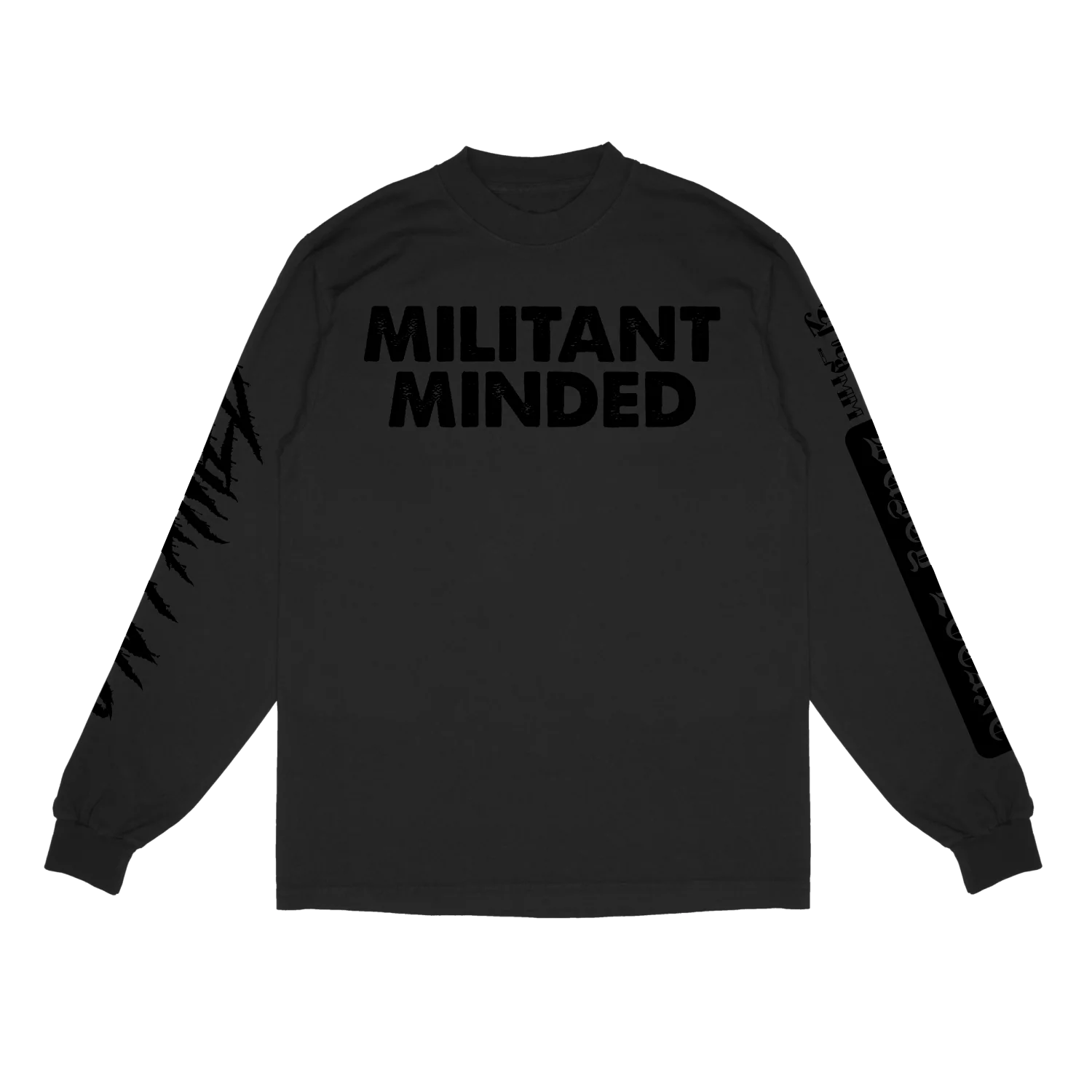 Dusty Locane - MILITANT MINDED Long Sleeve T-Shirt