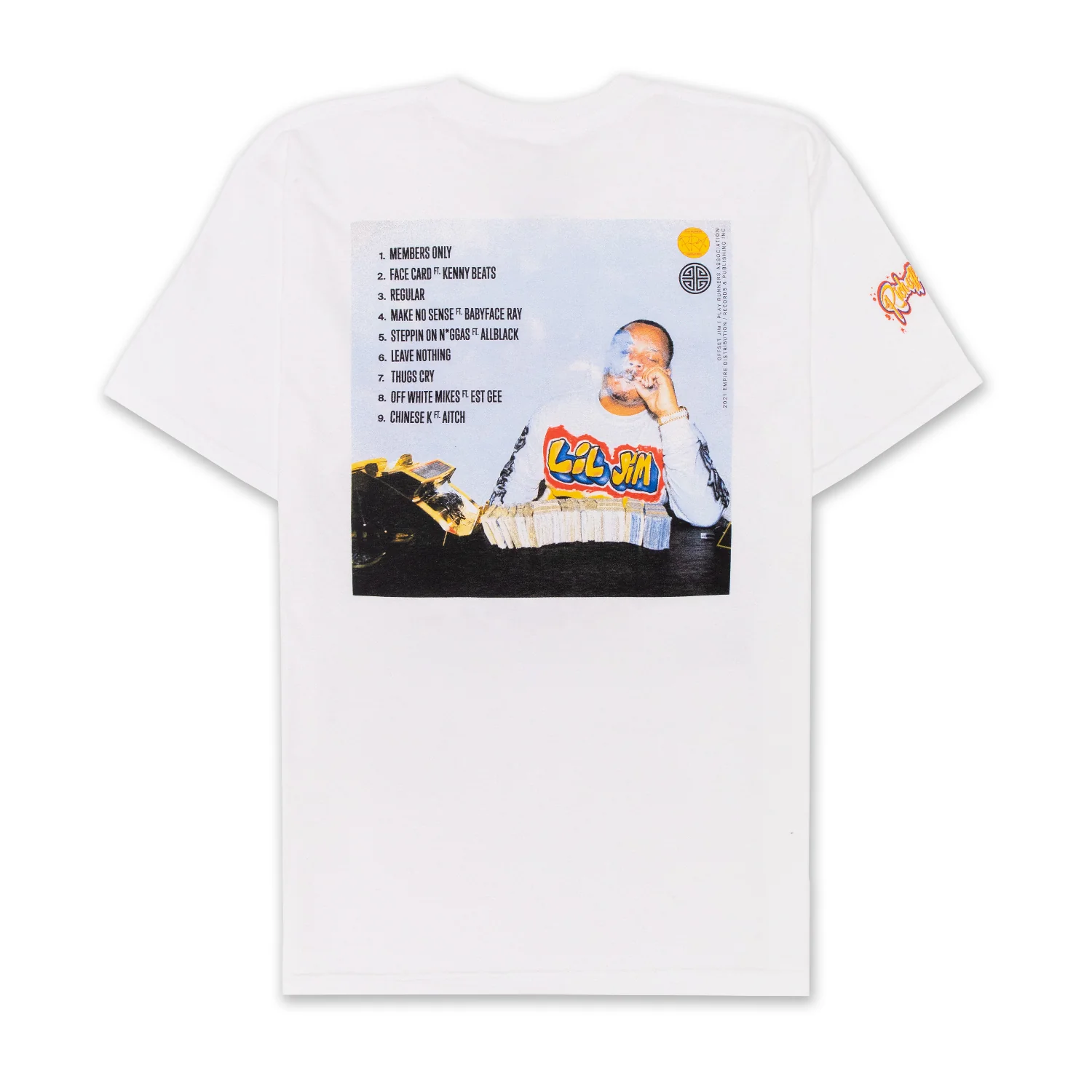 Offset Jim - ROTP Album T-shirt (White) - Image 2