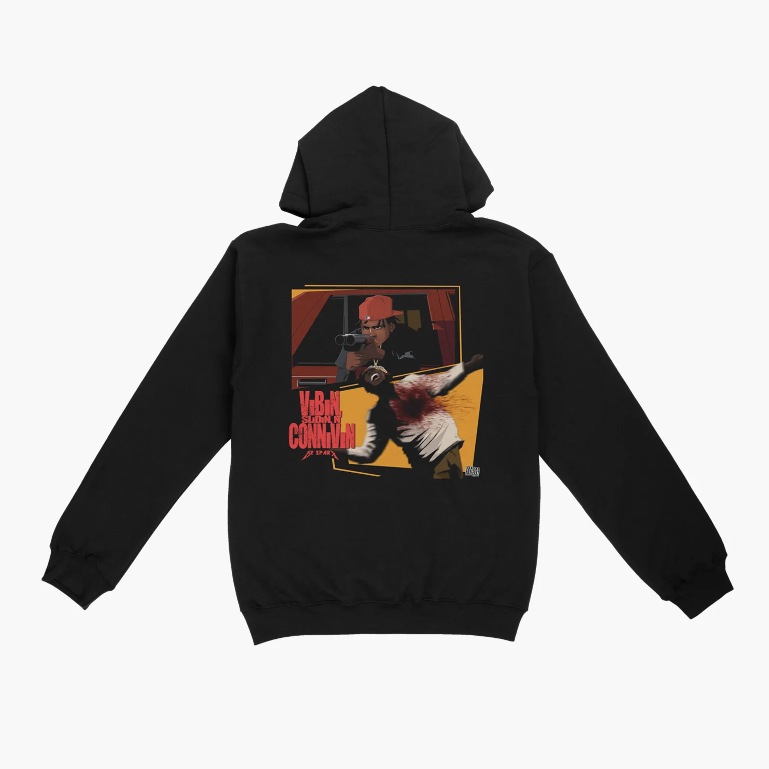 OZ Sparx  - Black Hoodie - Image 3