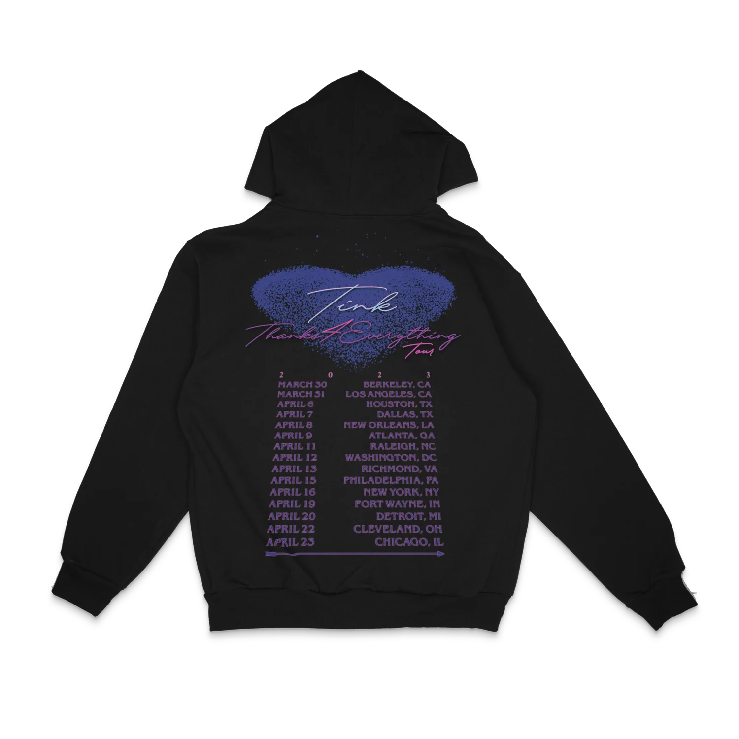 Thanks 4 Everything Tour Hoodie - Image 2