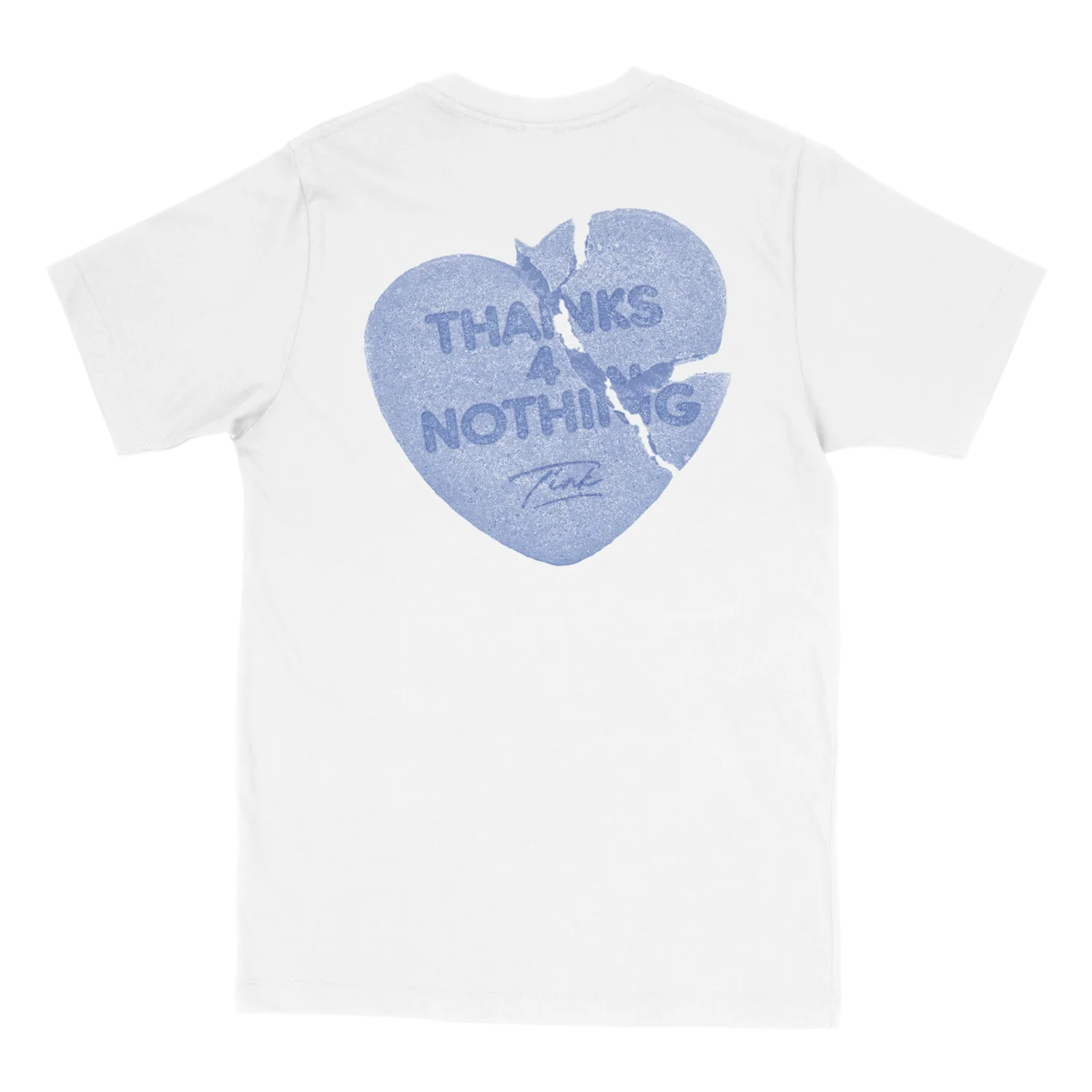 Thanks 4 Nothing T-Shirt (White) - Image 2