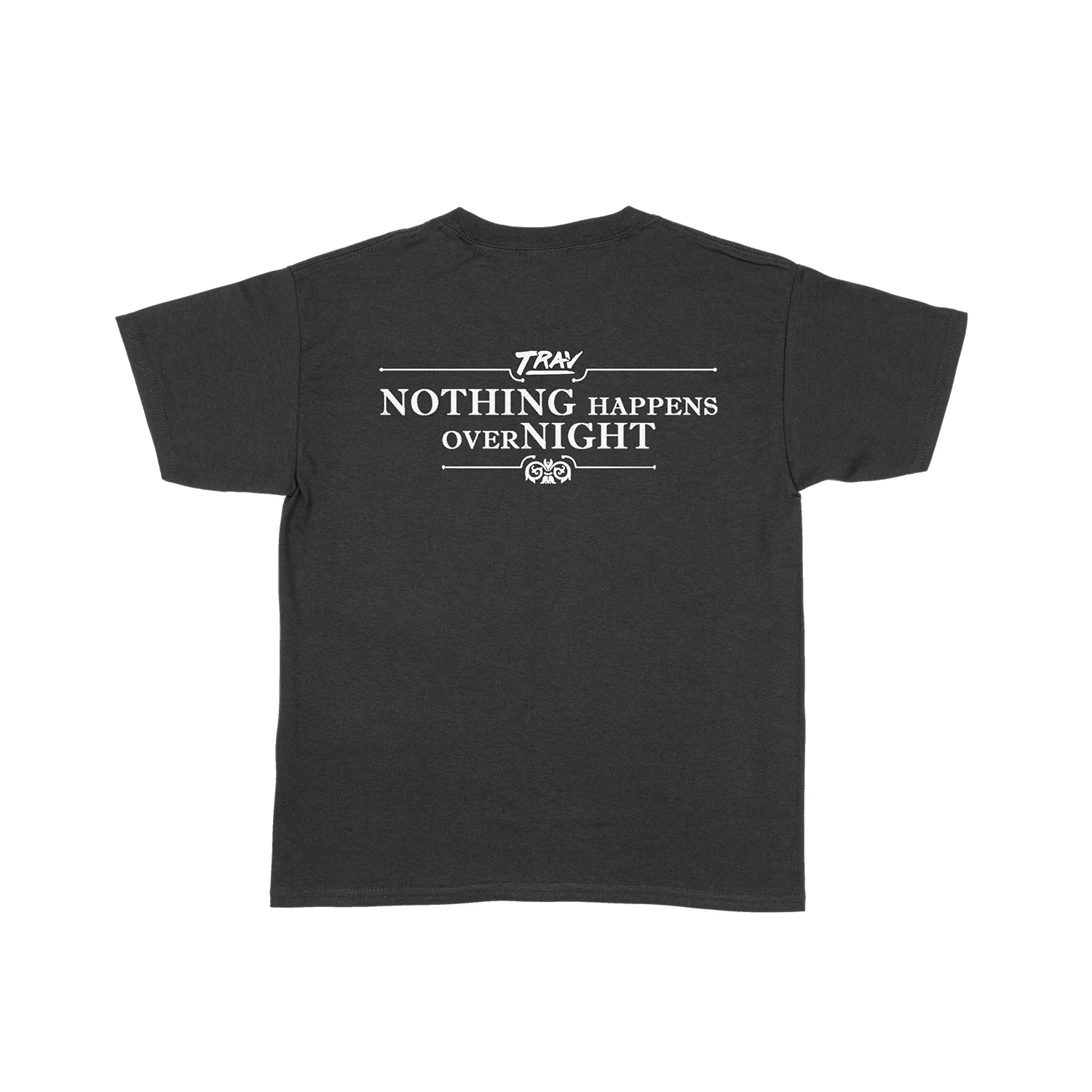 TRAV - Nothing Happens Overnight Bundle: Black Tee + Download - Image 2