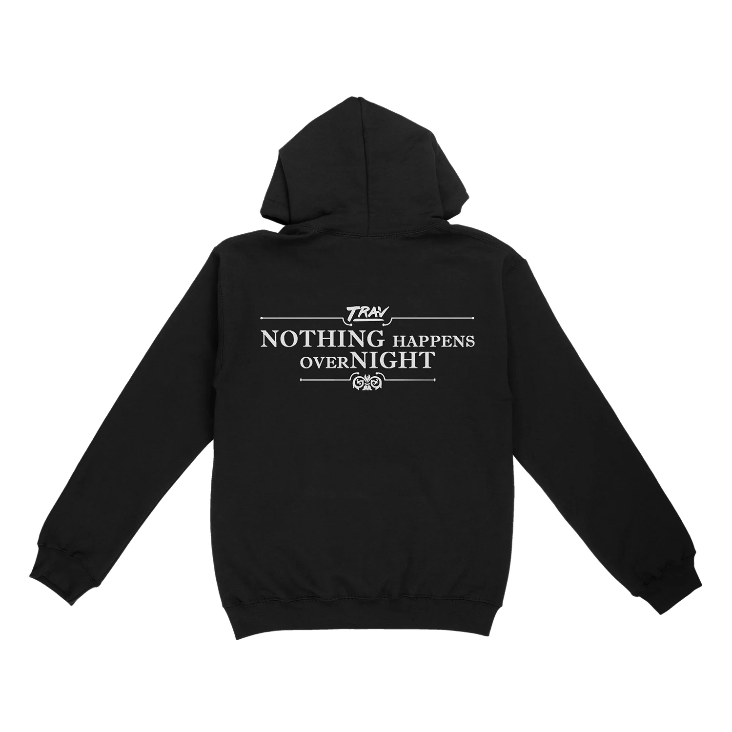 TRAV - Nothing Happens Overnight Bundle: Black Hoodie + Download - Image 2