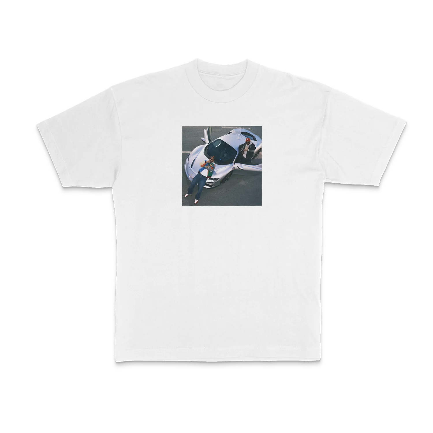 Until Night Comes - Album T-Shirt (White)