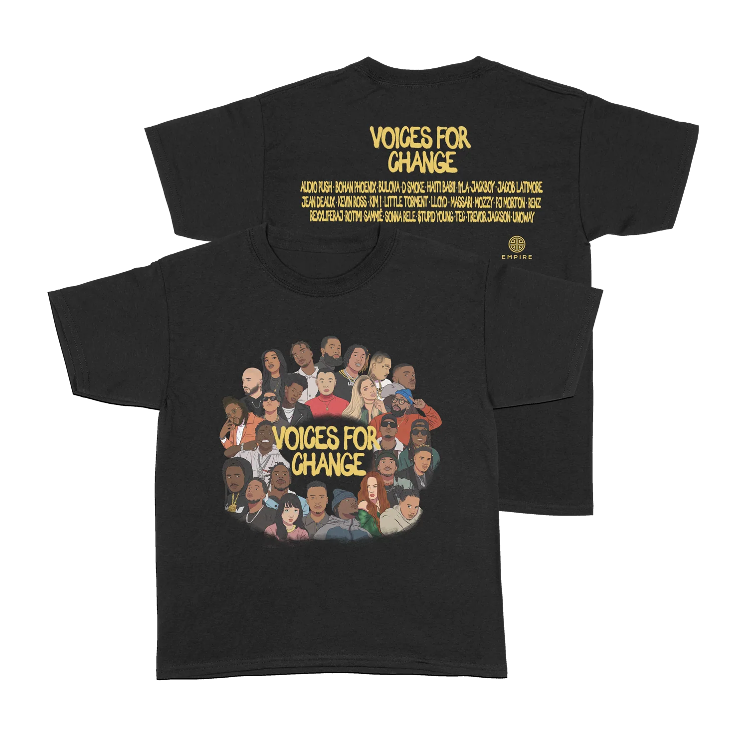 Voices For Change - Black Tee + Digital Download