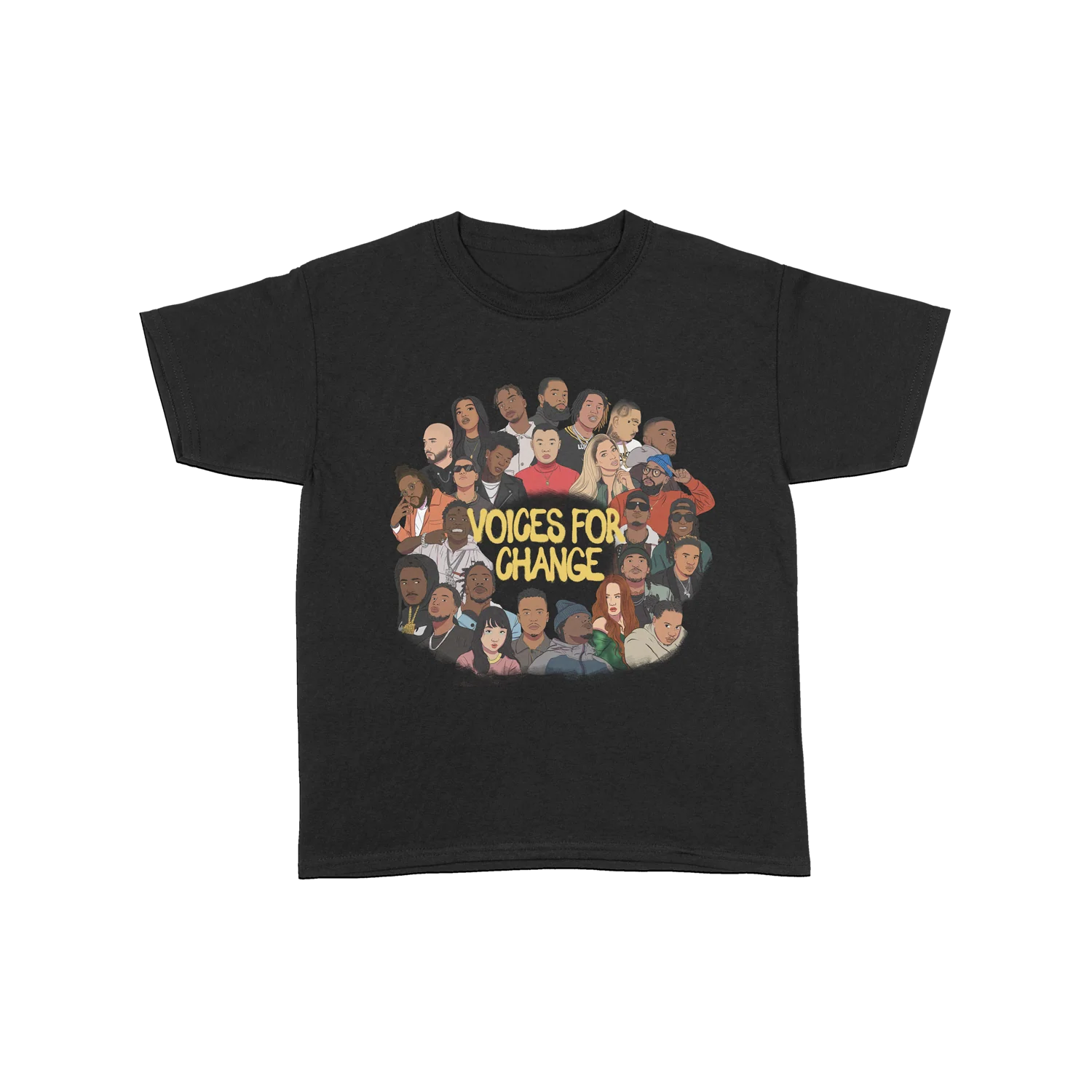 Voices For Change - Black Tee + Digital Download - Image 2